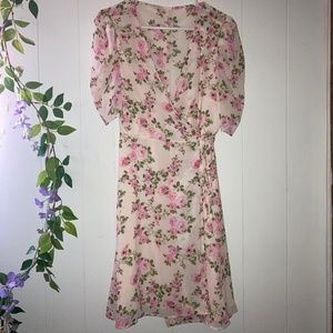 Floral Wrapped Dress